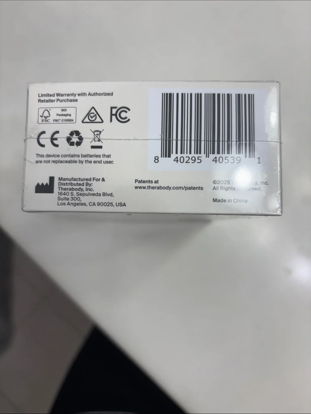 Therabody Facial Care Wand - White